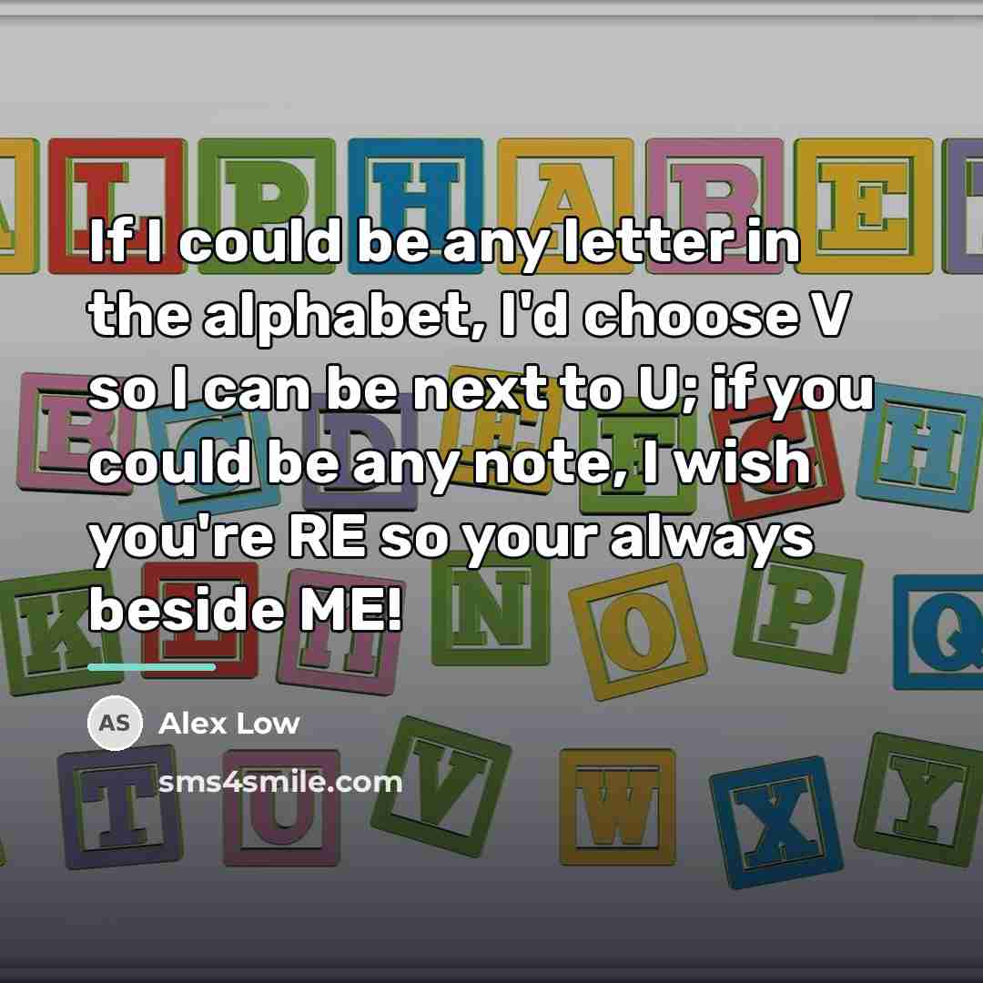 “If I could be any letter in the alphabet, I'd…” quote by Alex Low