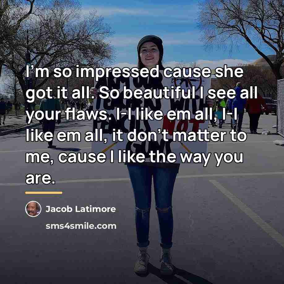 “I'm so impressed cause she got it all. So beautiful…” quote by Jacob Latimore