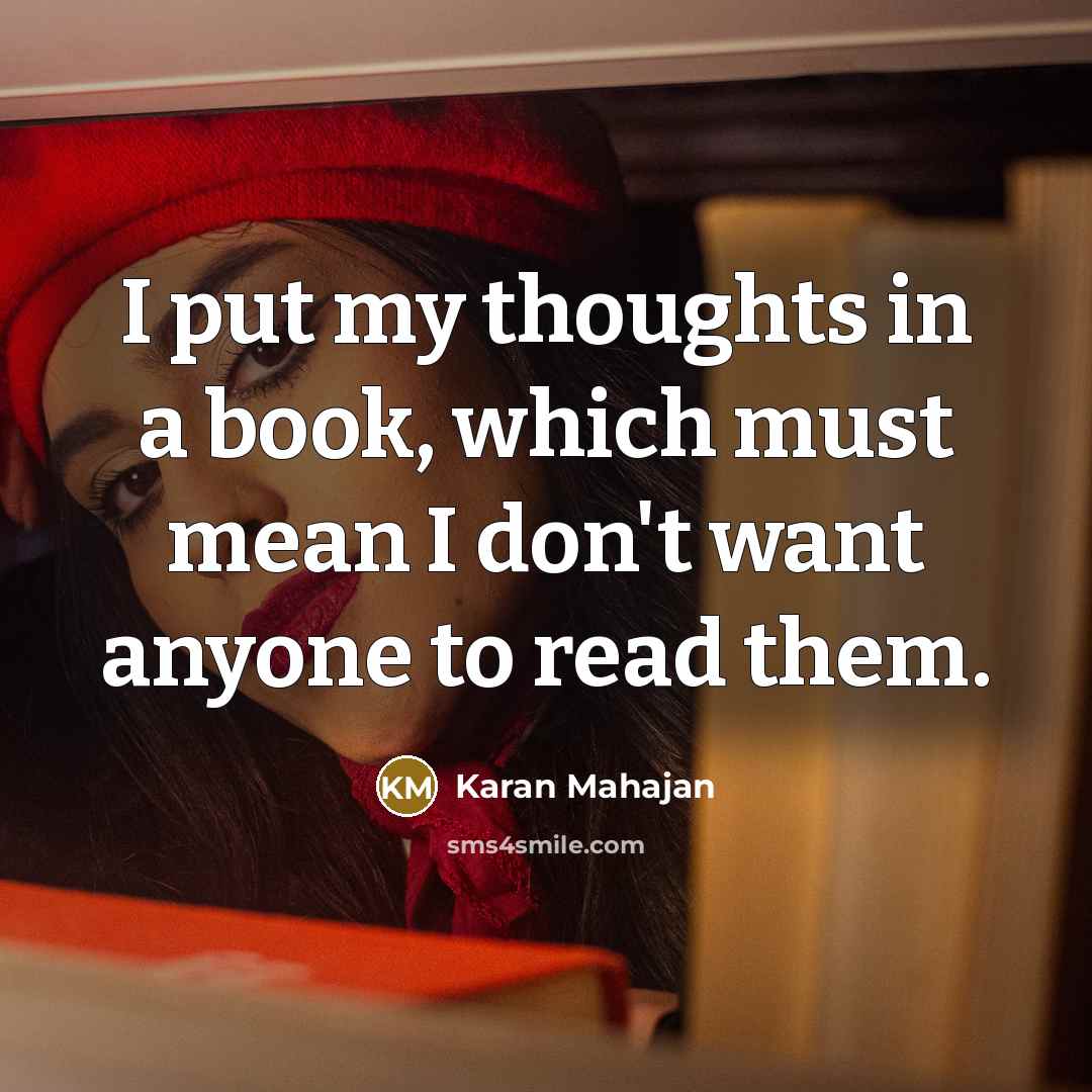 “I put my thoughts in a book, which must mean…” quote by Karan Mahajan