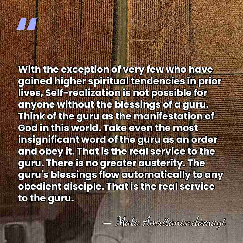 With the exception of very few who have gained higher spiritual tendencies&hellip; - Mata Amritanandamayi