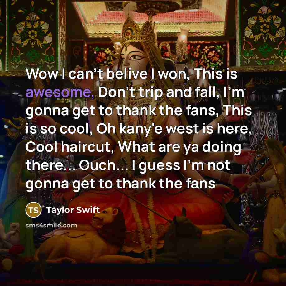 “Wow I can't belive I won, This is awesome, Don't…” quote by Taylor Swift