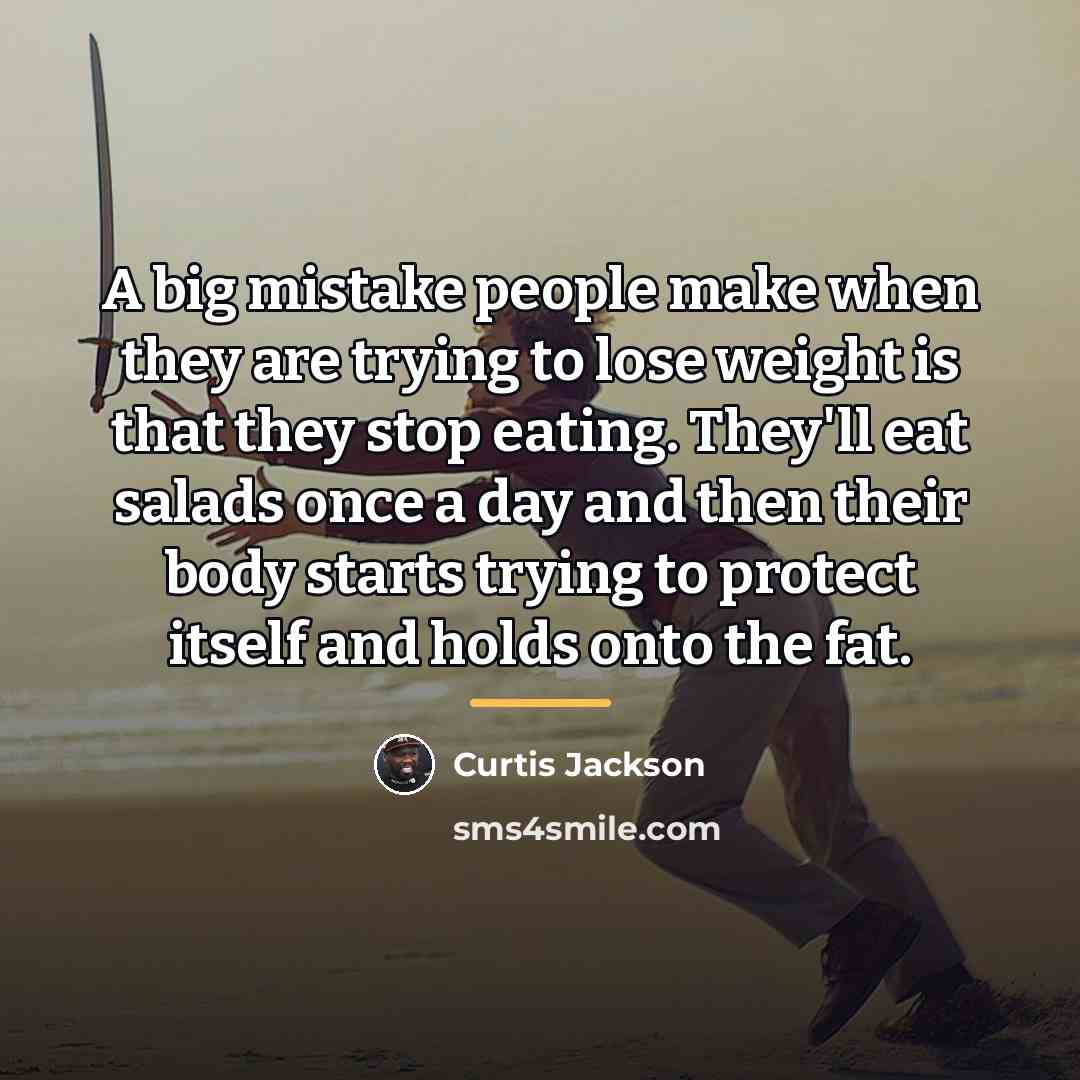 “A big mistake people make when they are trying to…” quote by Curtis Jackson