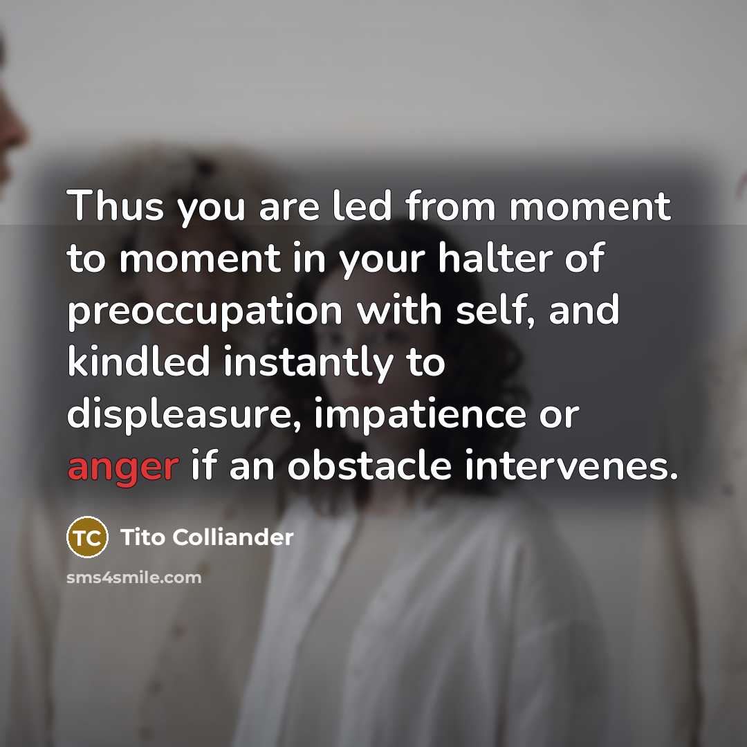 “Thus you are led from moment to moment in your…” quote by Tito Colliander