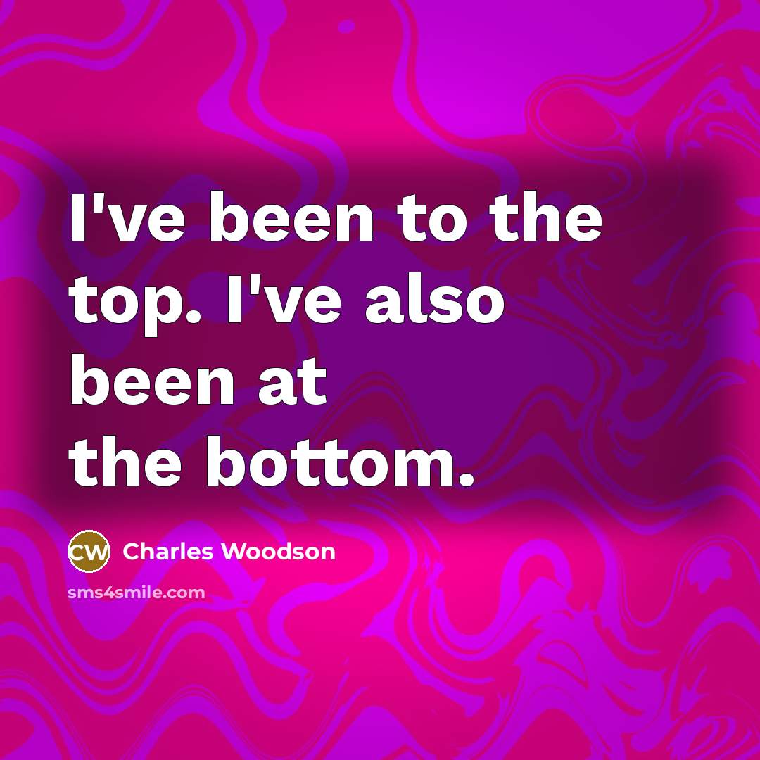 “I've been to the top. I've also been at the…” quote by Charles Woodson