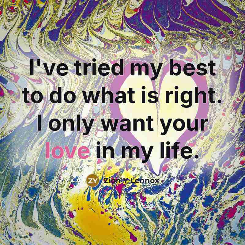 “I've tried my best to do what is right. I…” quote by Zion Y Lennox