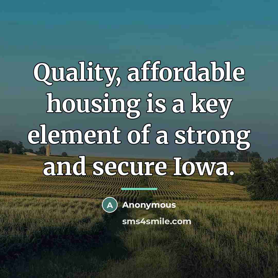 “Quality, affordable housing is a key element of a strong…” quote by Anonymous