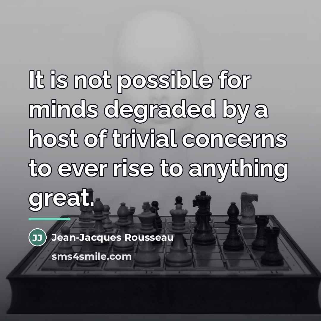 “It is not possible for minds degraded by a host…” quote by Jean-Jacques Rousseau