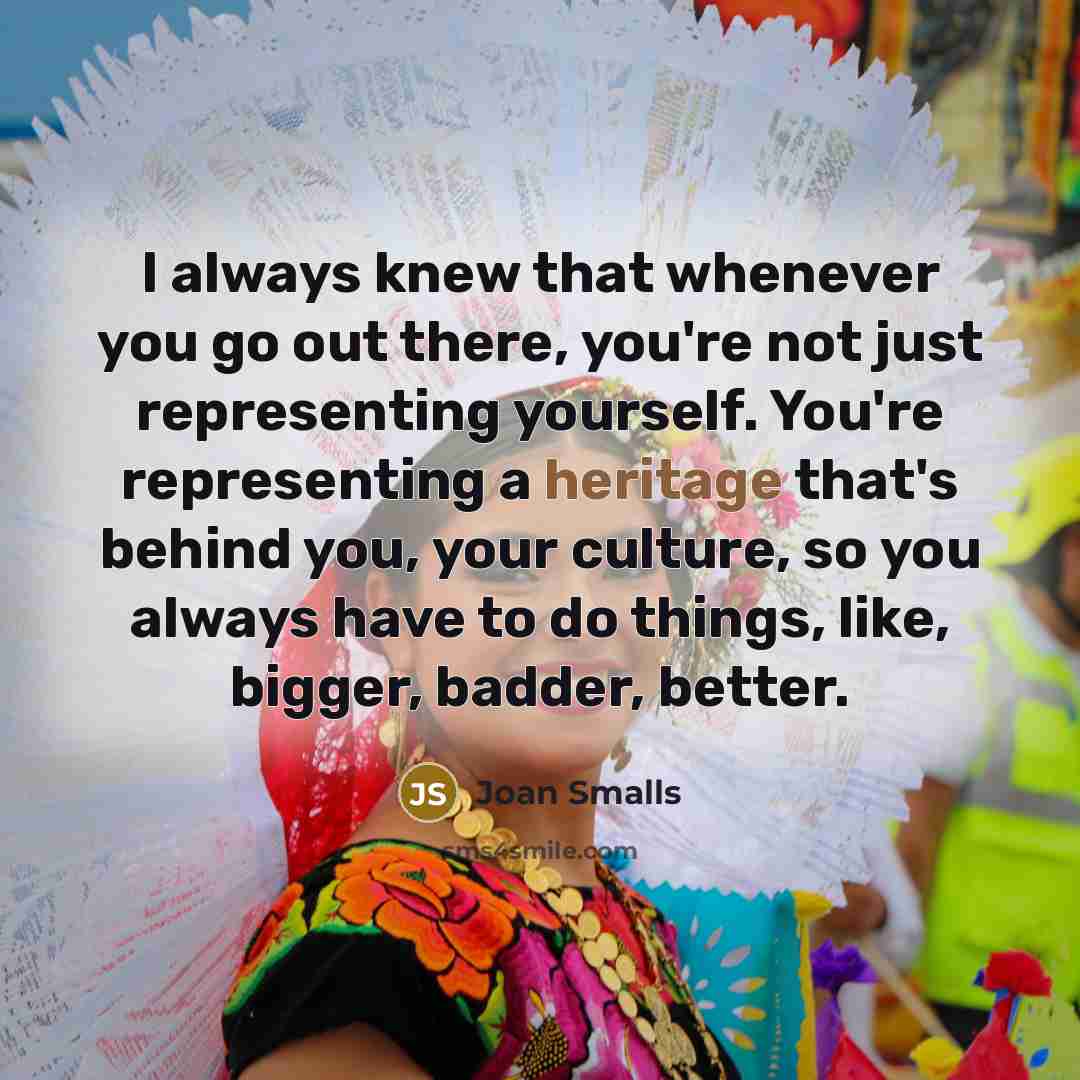 “I always knew that whenever you go out there, you're…” quote by Joan Smalls