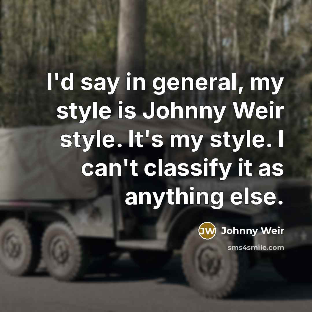 “I'd say in general, my style is Johnny Weir style.…” quote by Johnny Weir