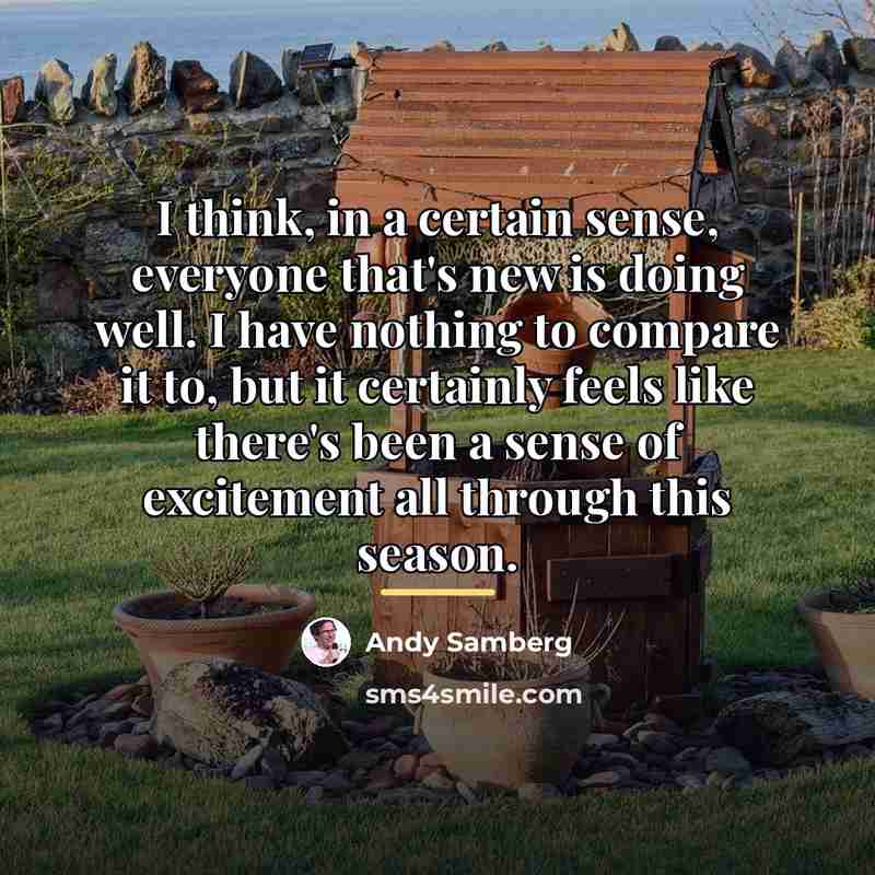 “I think, in a certain sense, everyone that's new is…” quote by Andy Samberg
