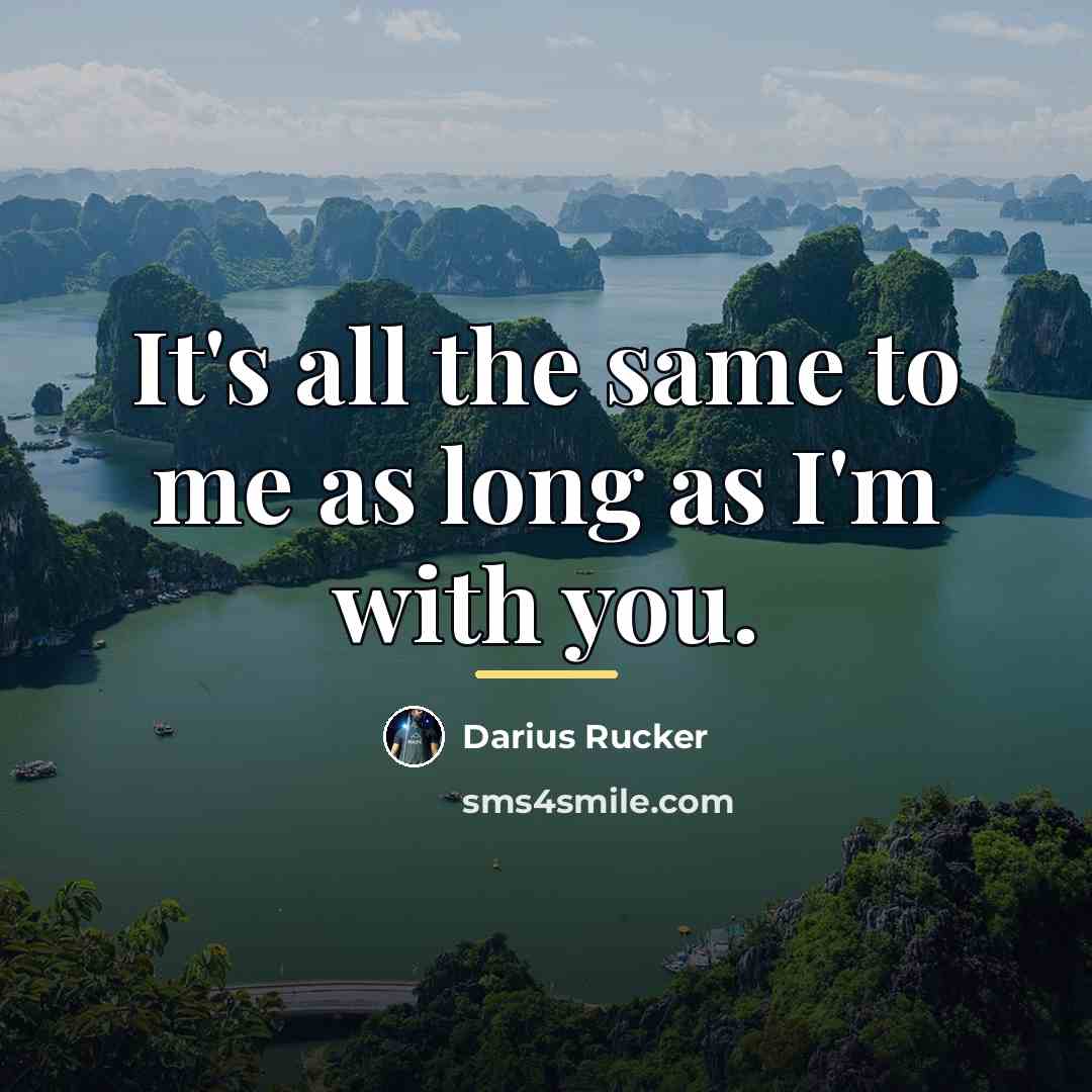 “It's all the same to me as long as I'm…” quote by Darius Rucker
