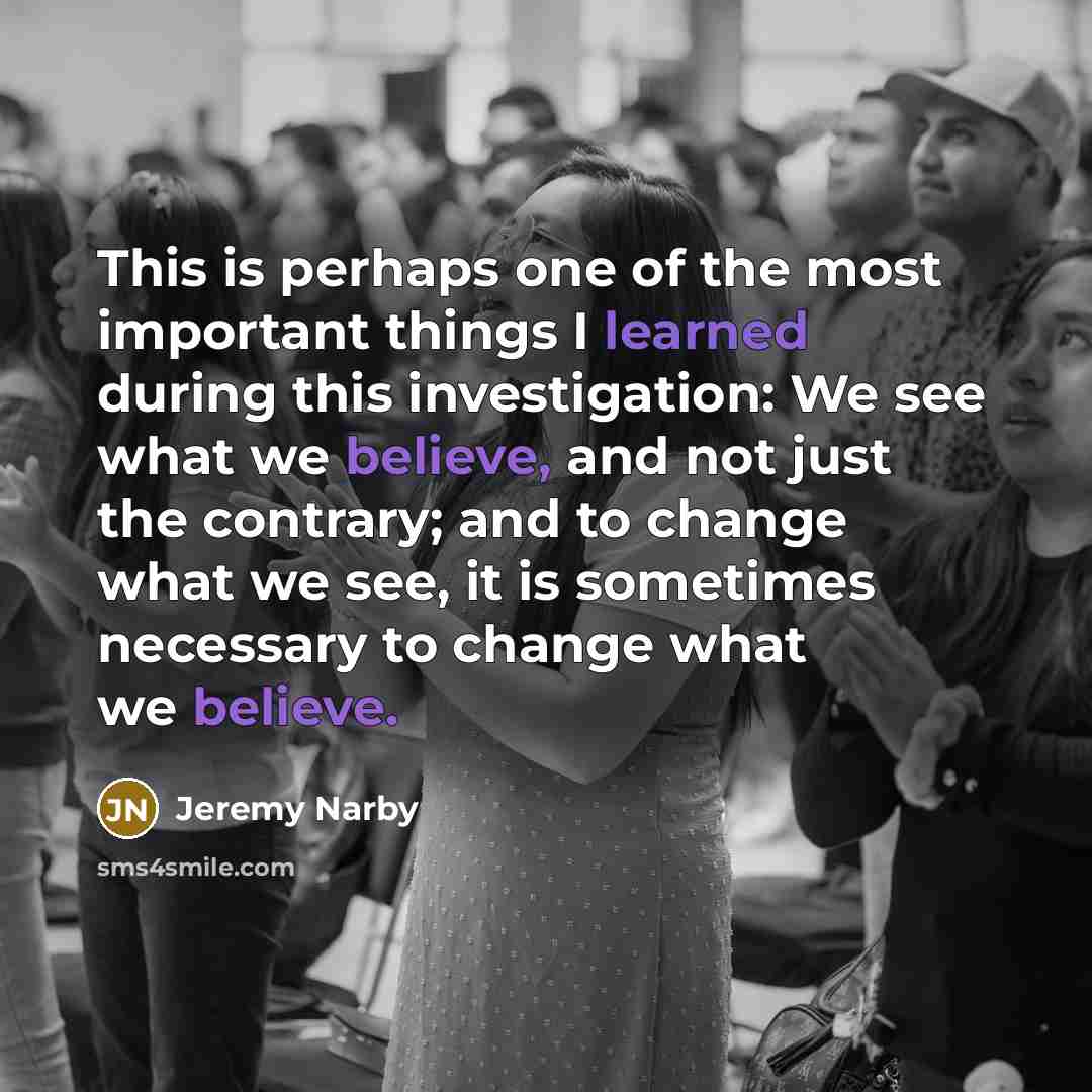 “This is perhaps one of the most important things I…” quote by Jeremy Narby