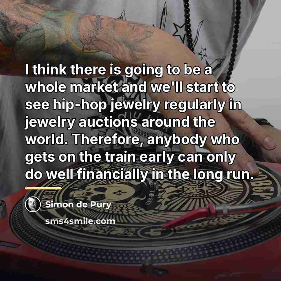 “I think there is going to be a whole market…” quote by Simon de Pury