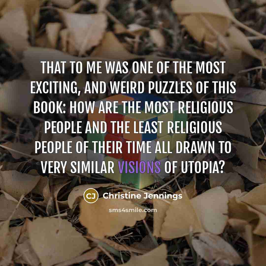 “That to me was one of the most exciting, and…” quote by Christine Jennings