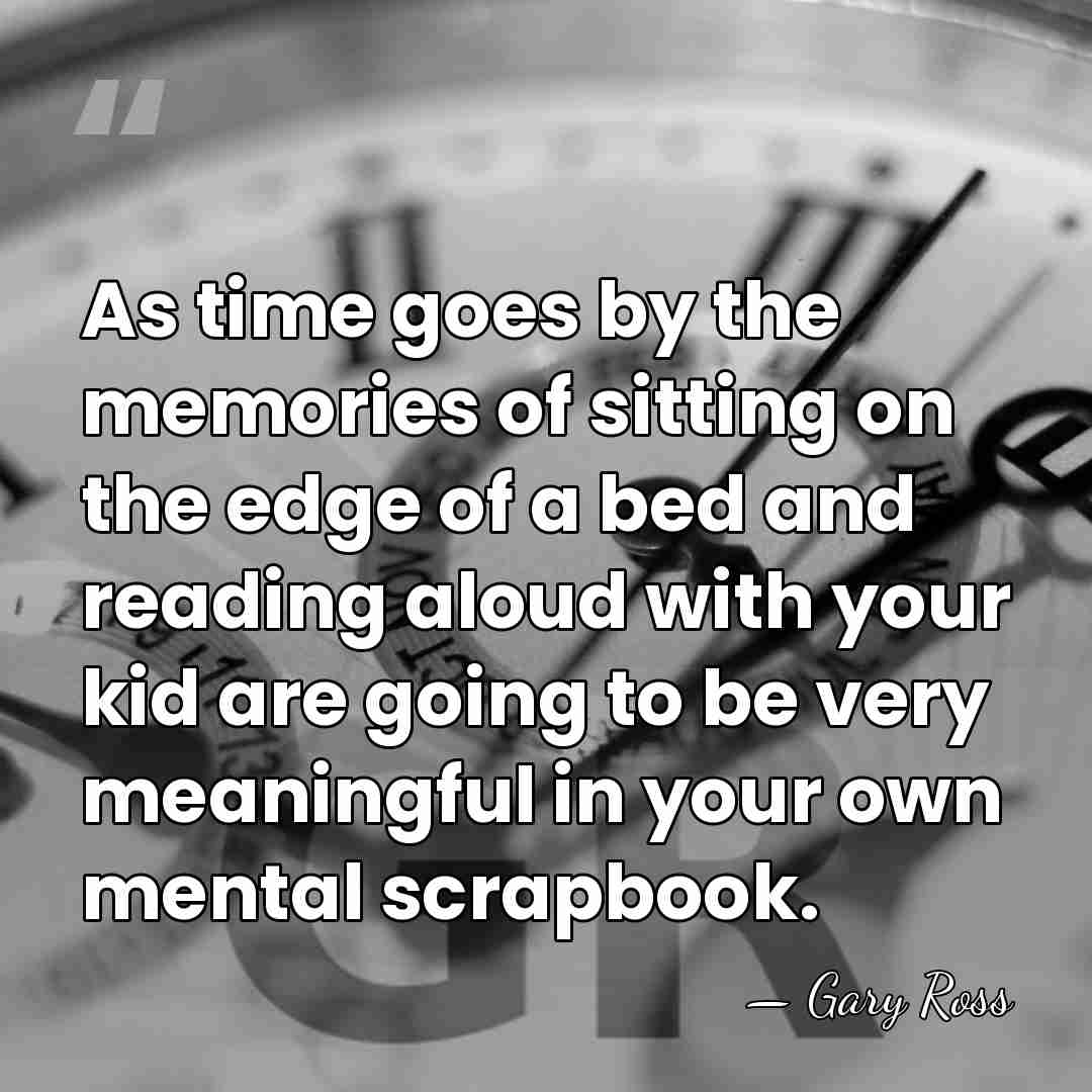 As time goes by the memories of sitting on the edge of&hellip; - Gary Ross