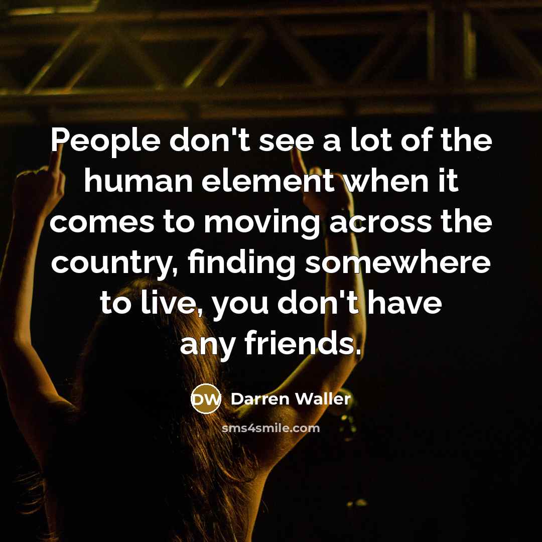 “People don't see a lot of the human element when…” quote by Darren Waller