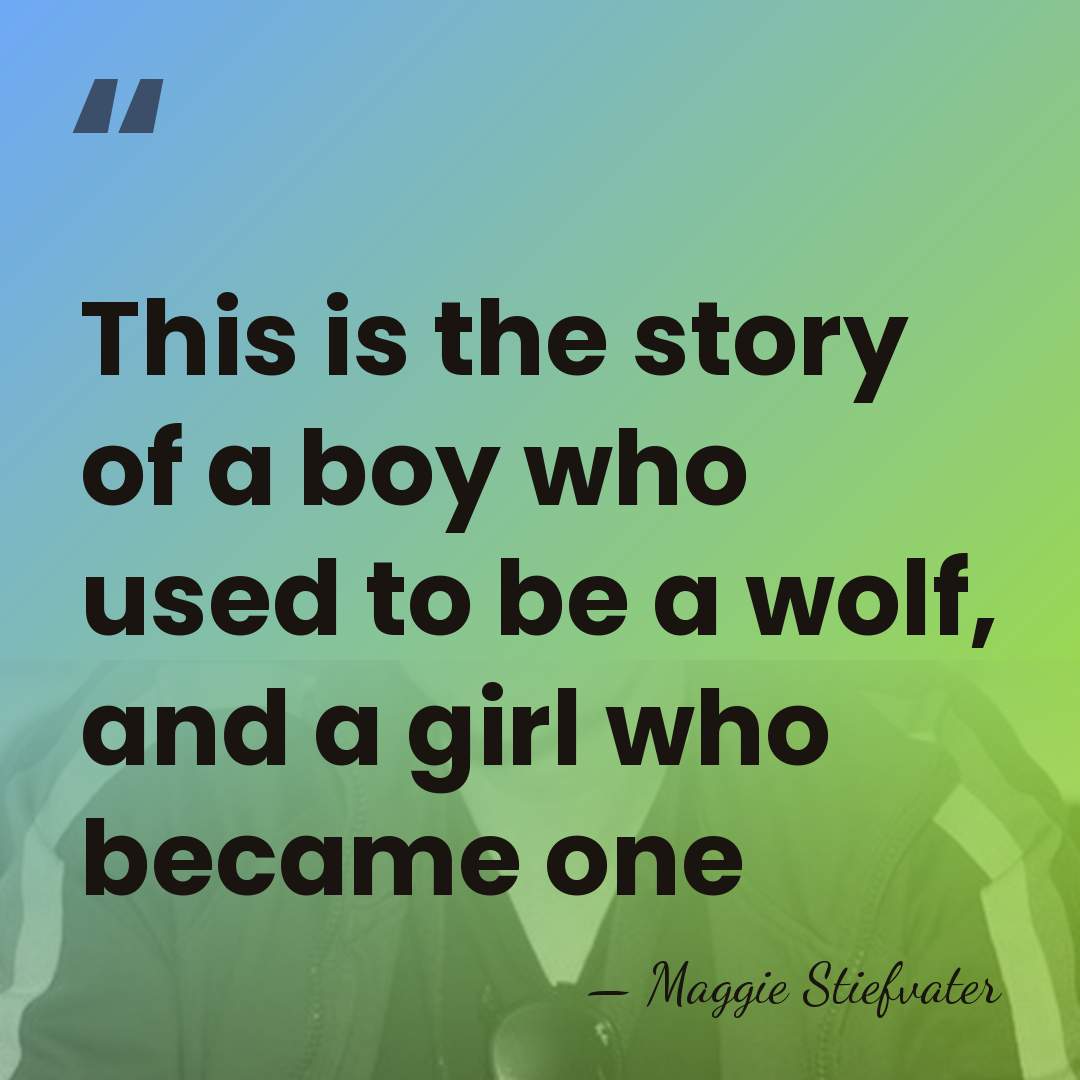 This is the story of a boy who used to be a&hellip; - Maggie Stiefvater