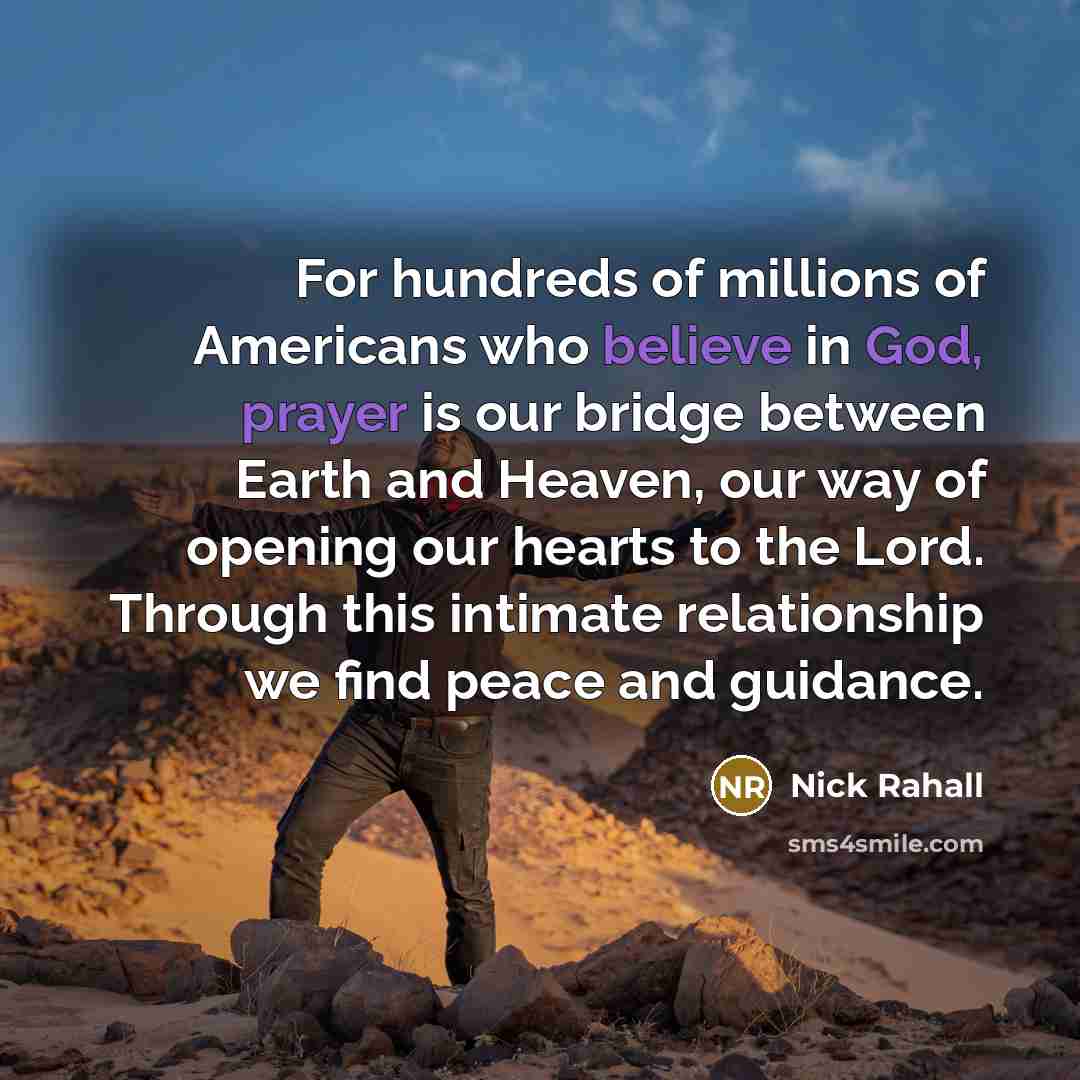 “For hundreds of millions of Americans who believe in God,…” quote by Nick Rahall