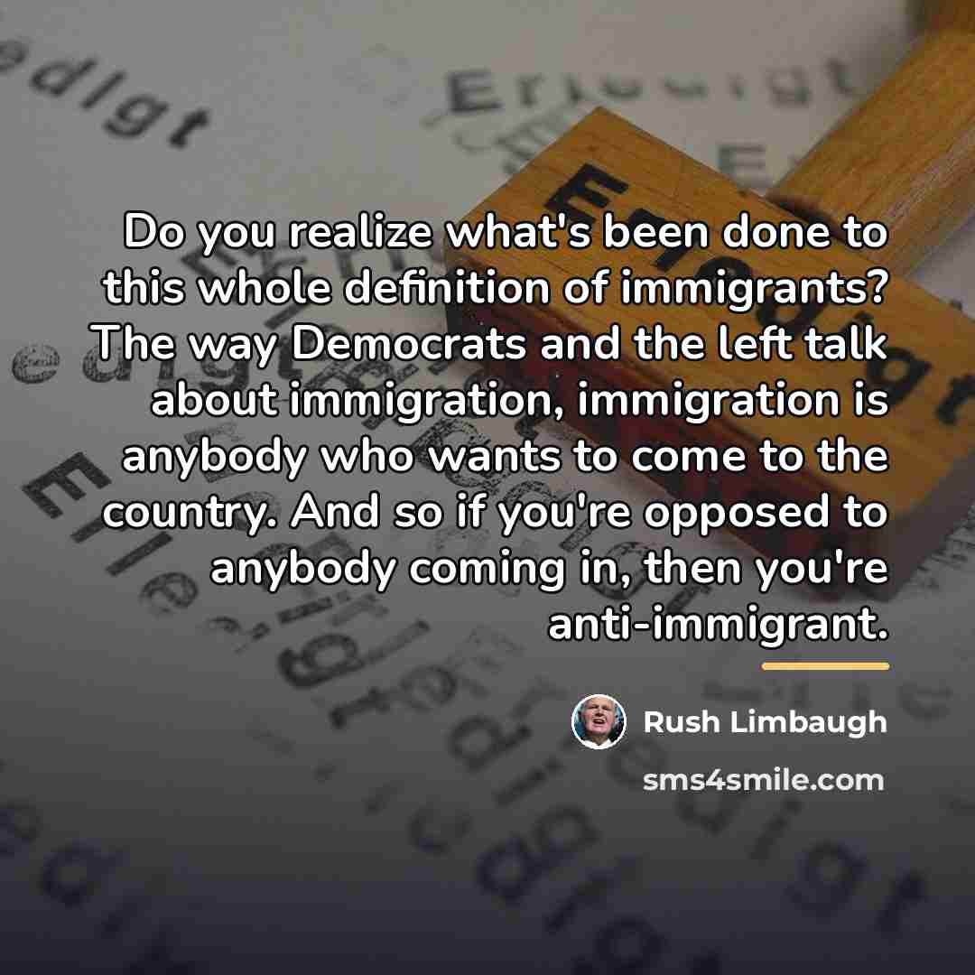 “Do you realize what's been done to this whole definition…” quote by Rush Limbaugh