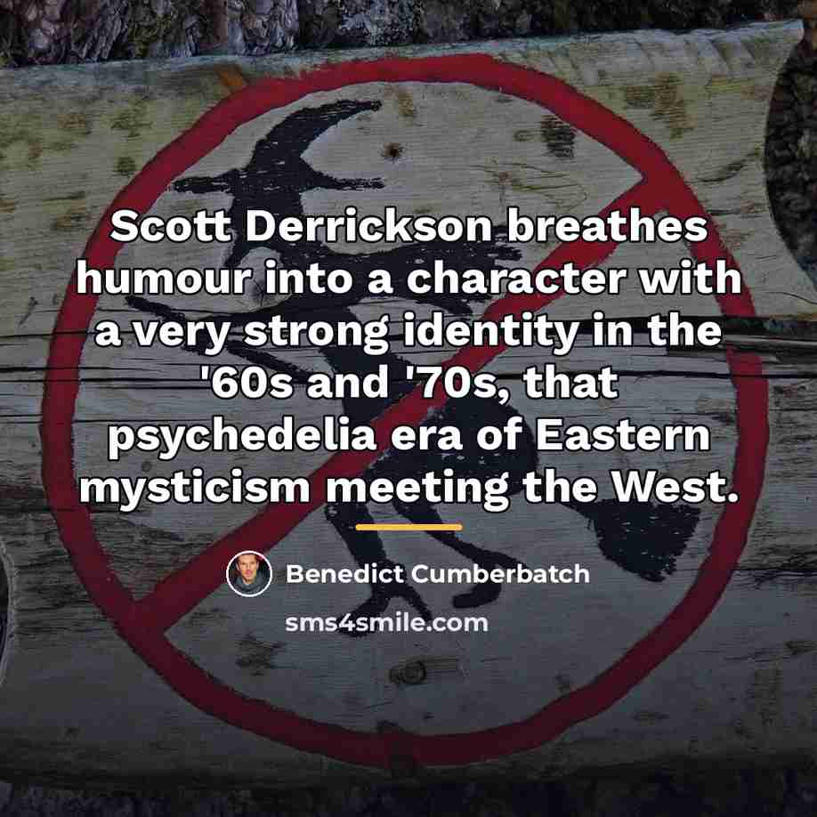 “Scott Derrickson breathes humour into a character with a very…” quote by Benedict Cumberbatch
