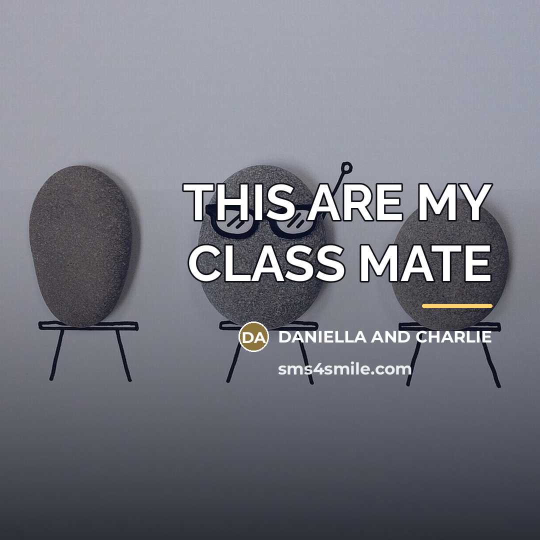 “THIS ARE MY CLASS MATE…” quote by Daniella and Charlie