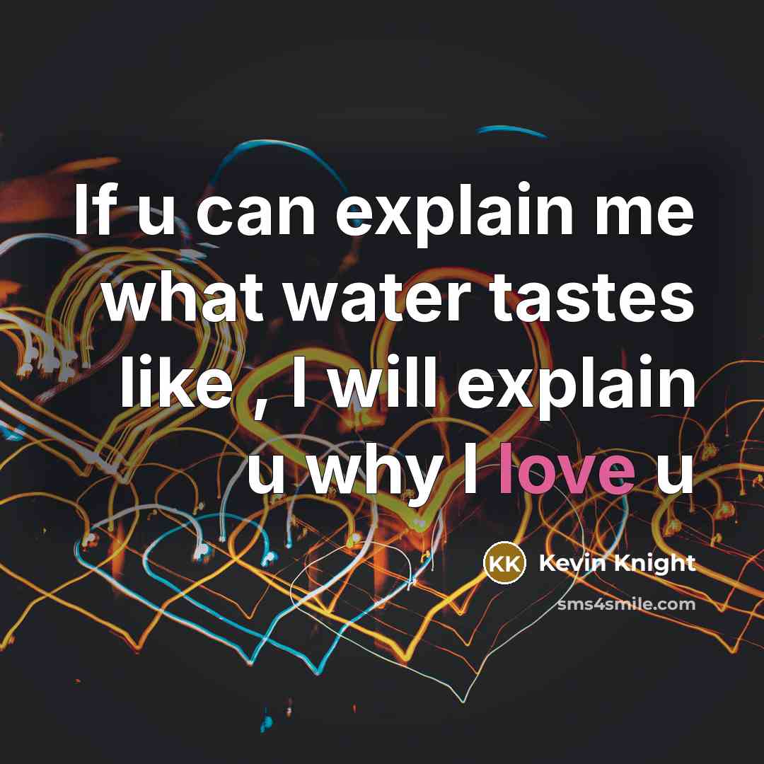 “If u can explain me what water tastes like ,…” quote by Kevin Knight