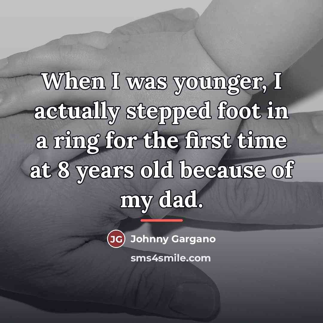 “When I was younger, I actually stepped foot in a…” quote by Johnny Gargano