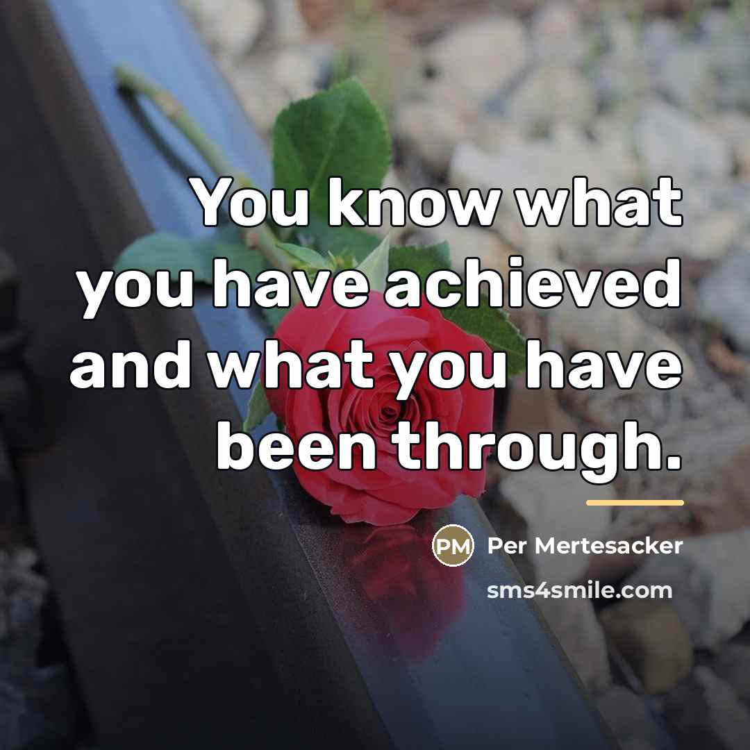“You know what you have achieved and what you have…” quote by Per Mertesacker