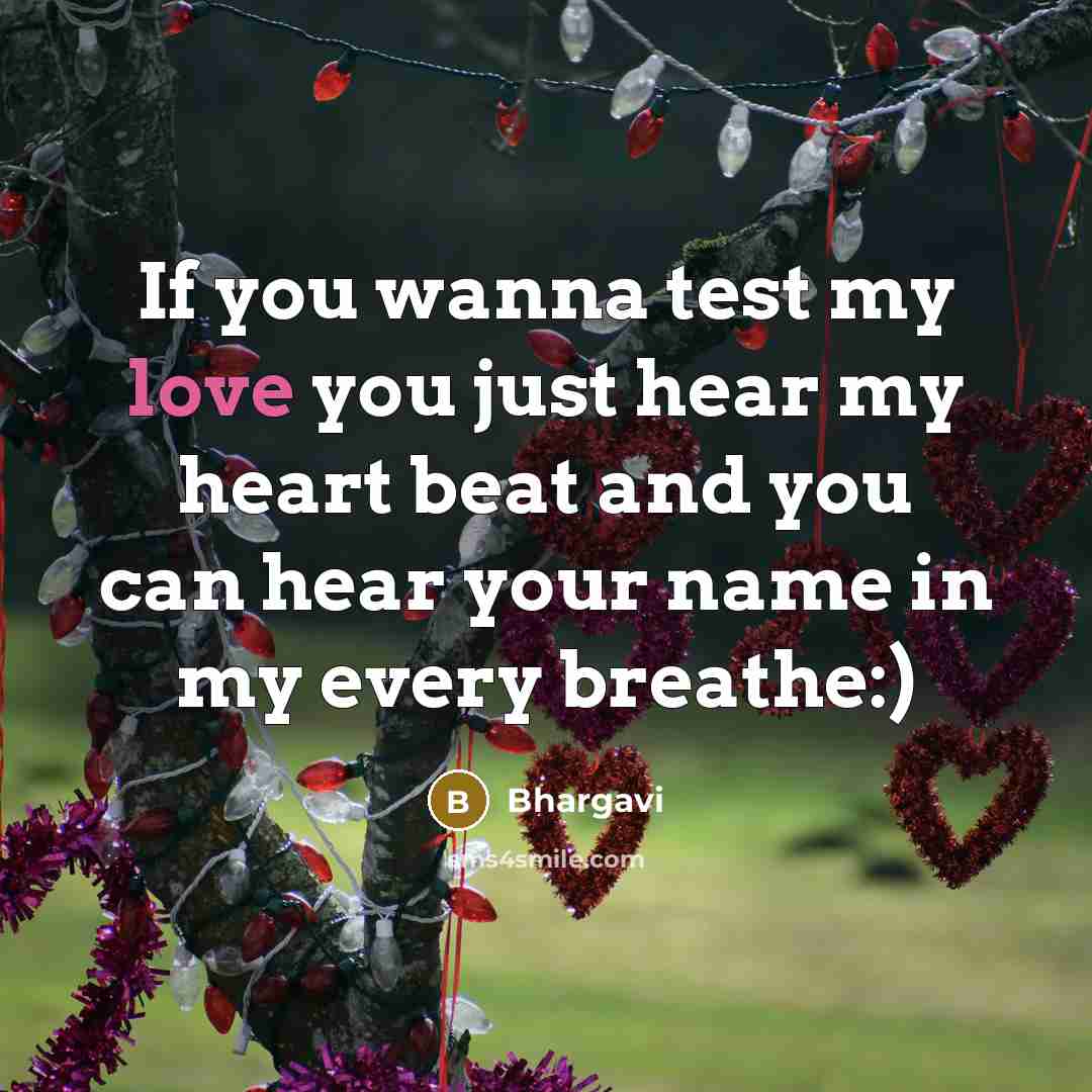 “If you wanna test my love you just hear my…” quote by Bhargavi