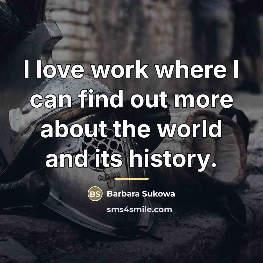 “I love work where I can find out more about…” quote by Barbara Sukowa