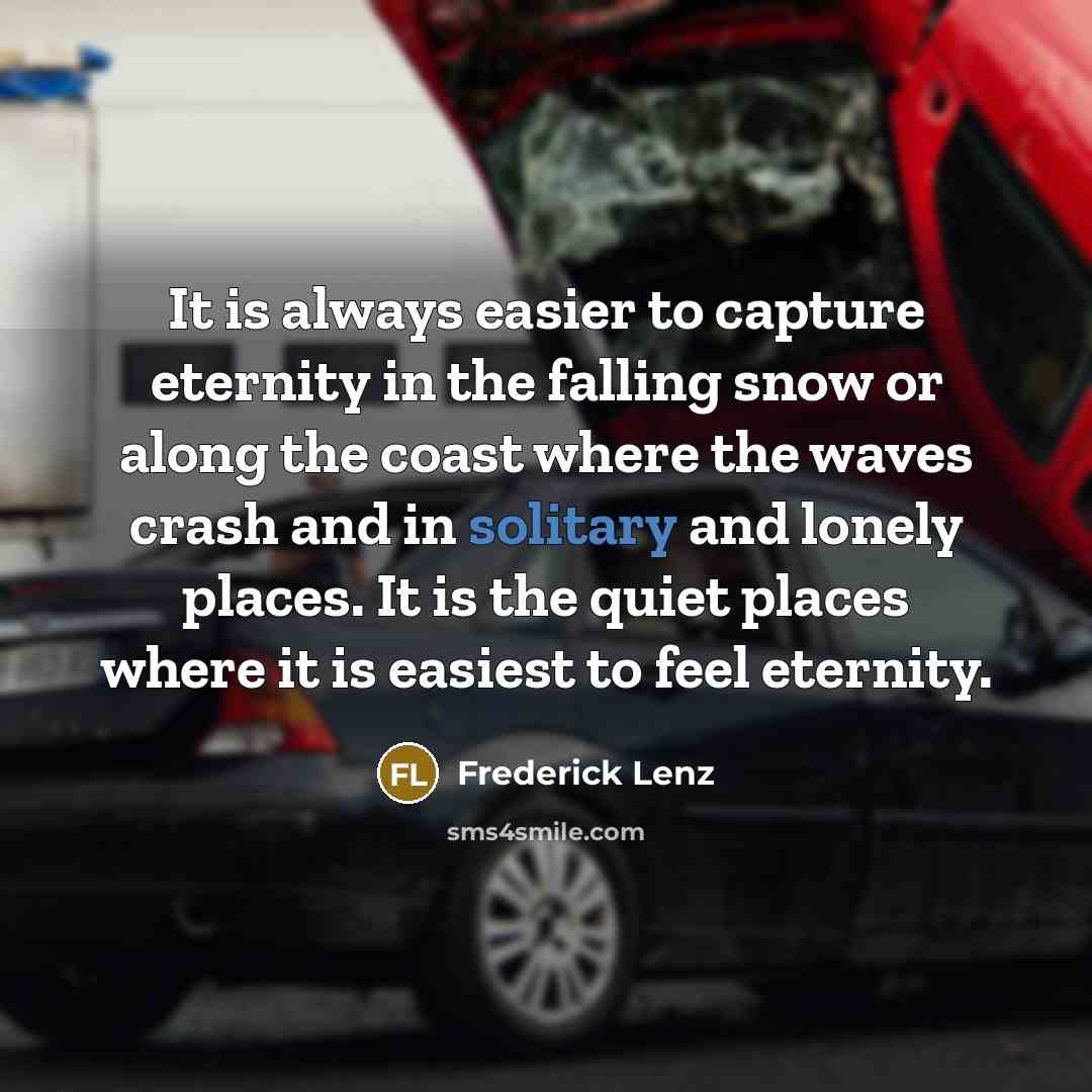 “It is always easier to capture eternity in the falling…” quote by Frederick Lenz