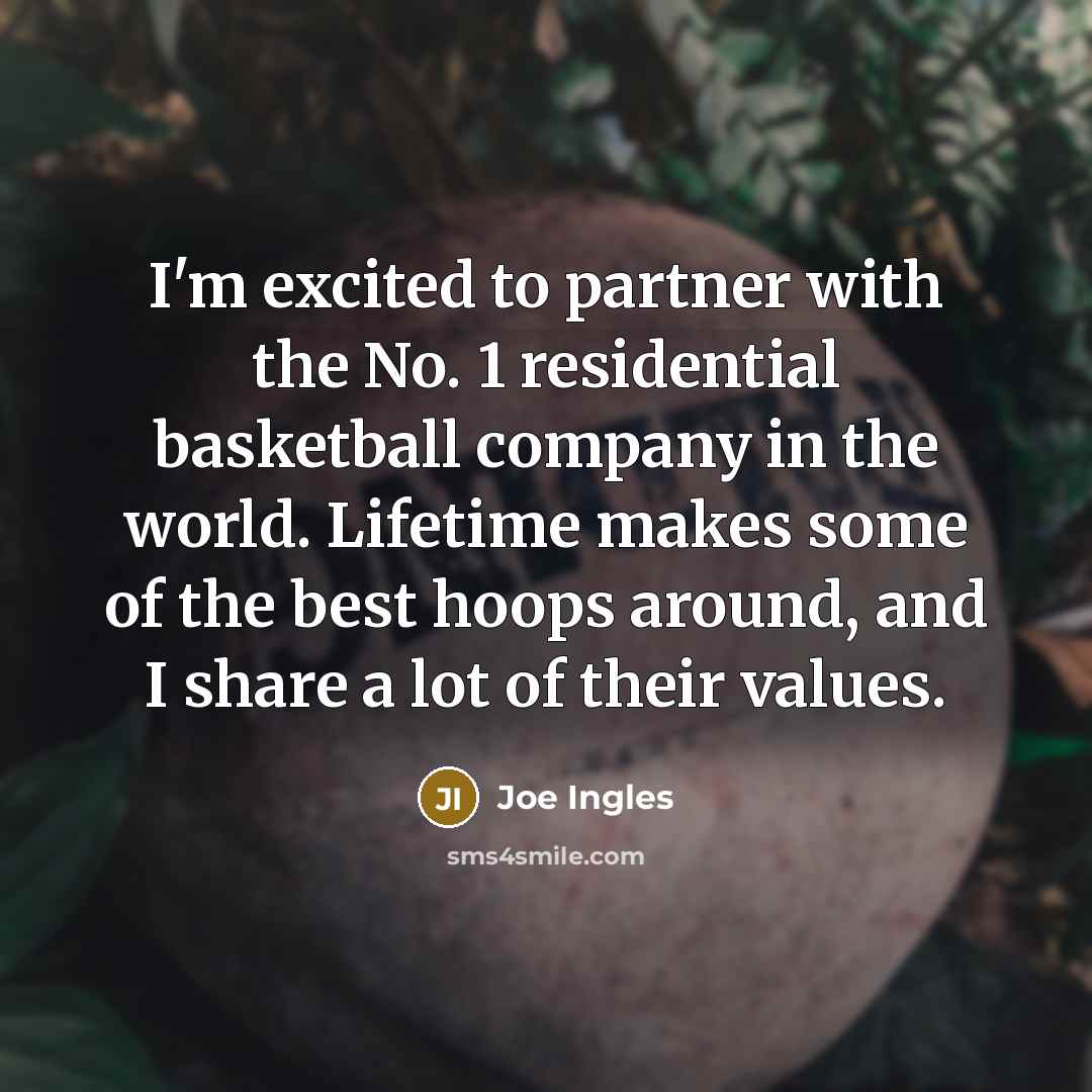 “I'm excited to partner with the No. 1 residential basketball…” quote by Joe Ingles