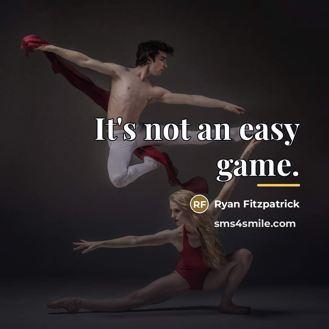 “It's not an easy game.…” quote by Ryan Fitzpatrick