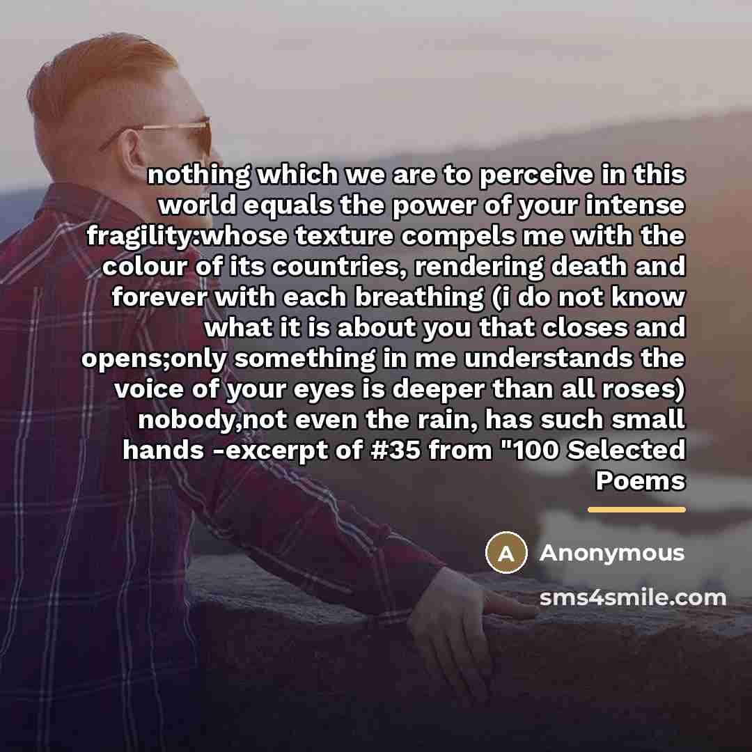 “nothing which we are to perceive in this world equals…” quote by Anonymous