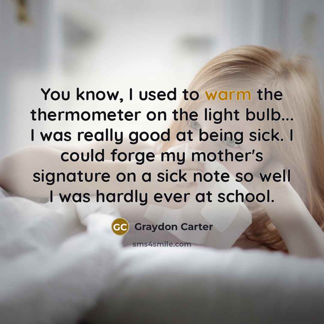 “You know, I used to warm the thermometer on the…” quote by Graydon Carter