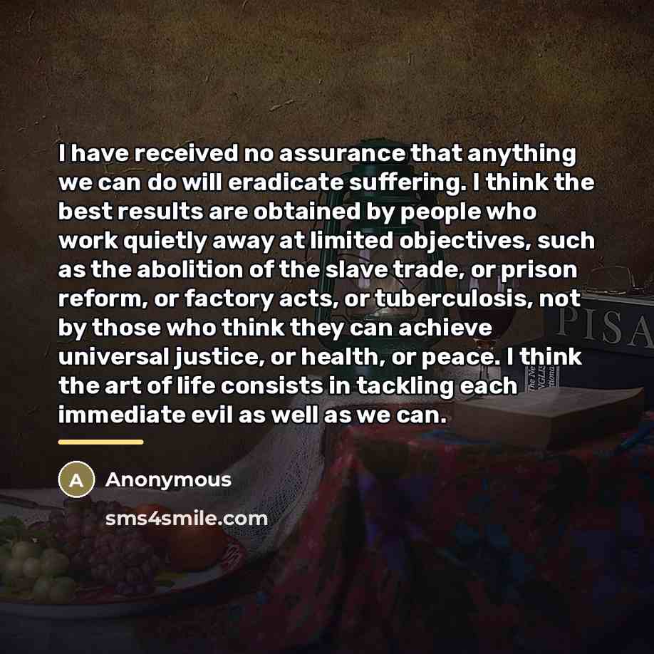 “I have received no assurance that anything we can do…” quote by Anonymous