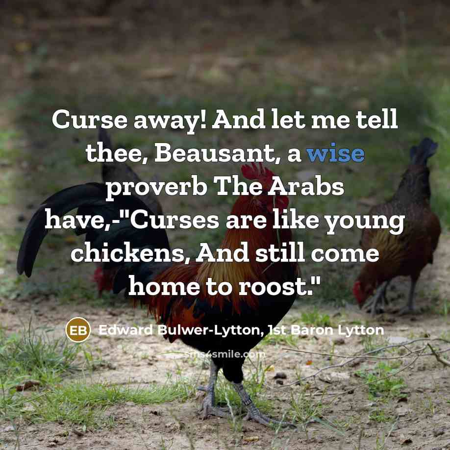 “Curse away! And let me tell thee, Beausant, a wise…” quote by Edward Bulwer-Lytton, 1st Baron Lytton
