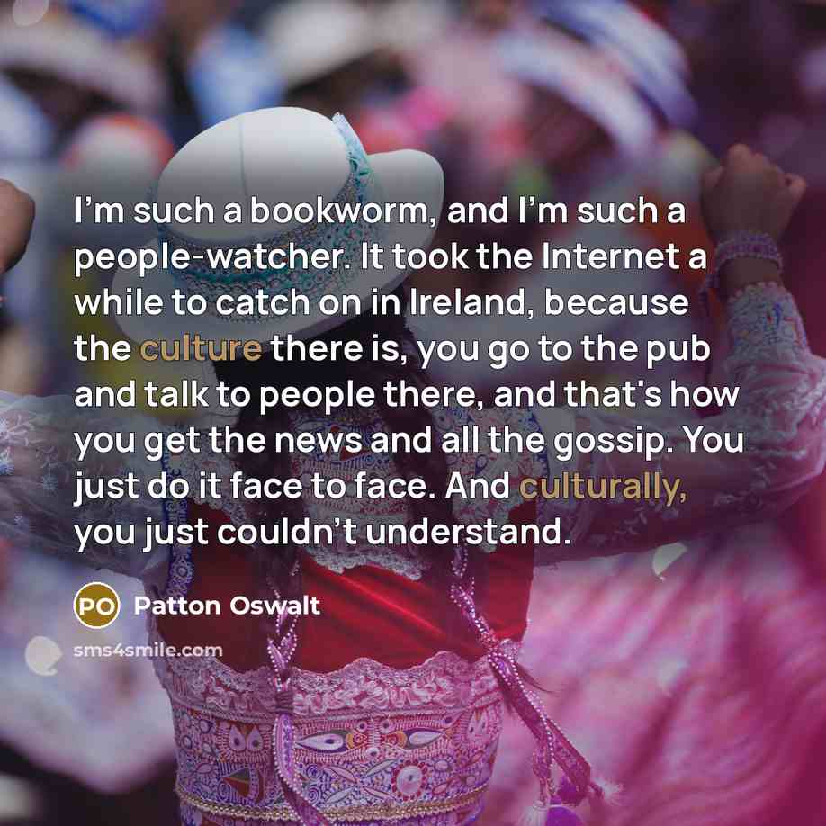 “I'm such a bookworm, and I'm such a people-watcher. It…” quote by Patton Oswalt