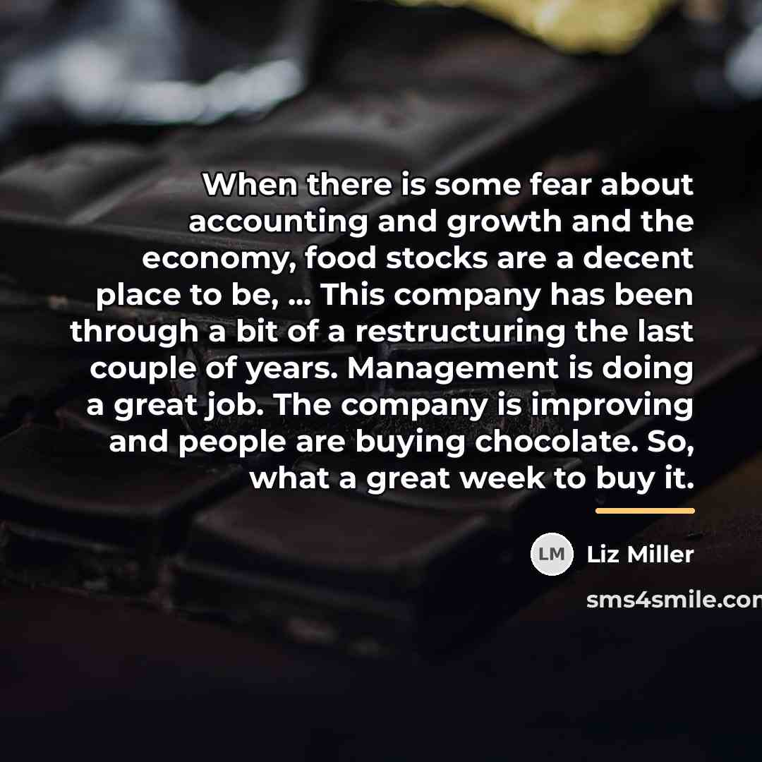 “When there is some fear about accounting and growth and…” quote by Liz Miller