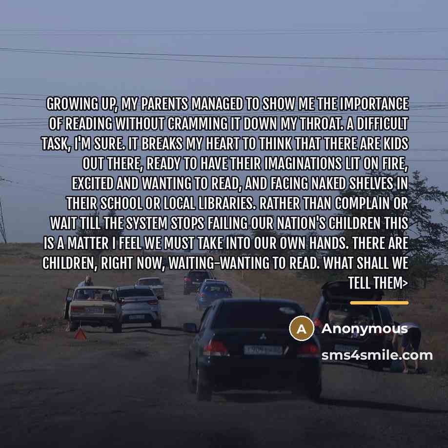 “Growing up, my parents managed to show me the importance…” quote by Anonymous