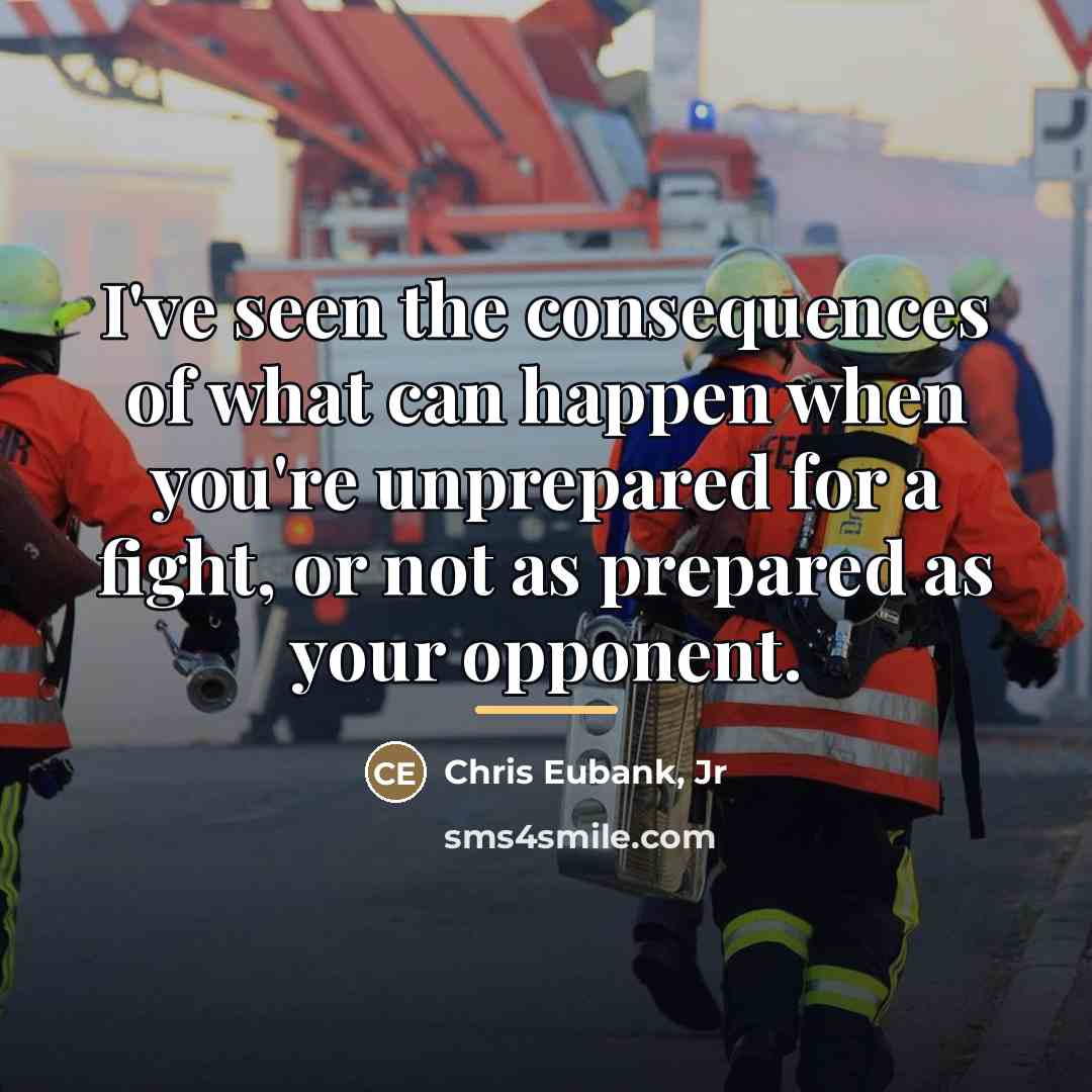 “I've seen the consequences of what can happen when you're…” quote by Chris Eubank, Jr