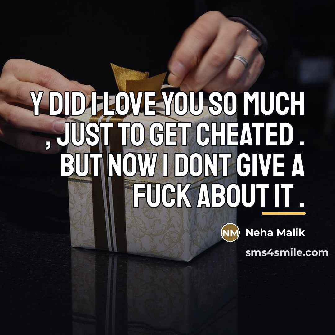 “Y did I love you so much , just to…” quote by Neha Malik