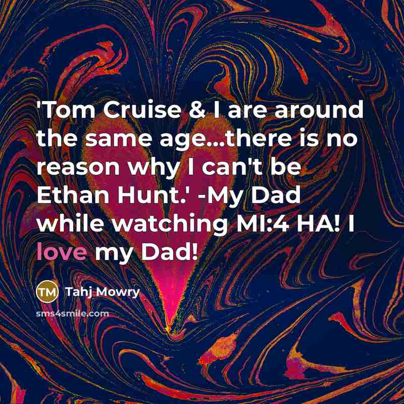 “'Tom Cruise & I are around the same age...there is…” quote by Tahj Mowry