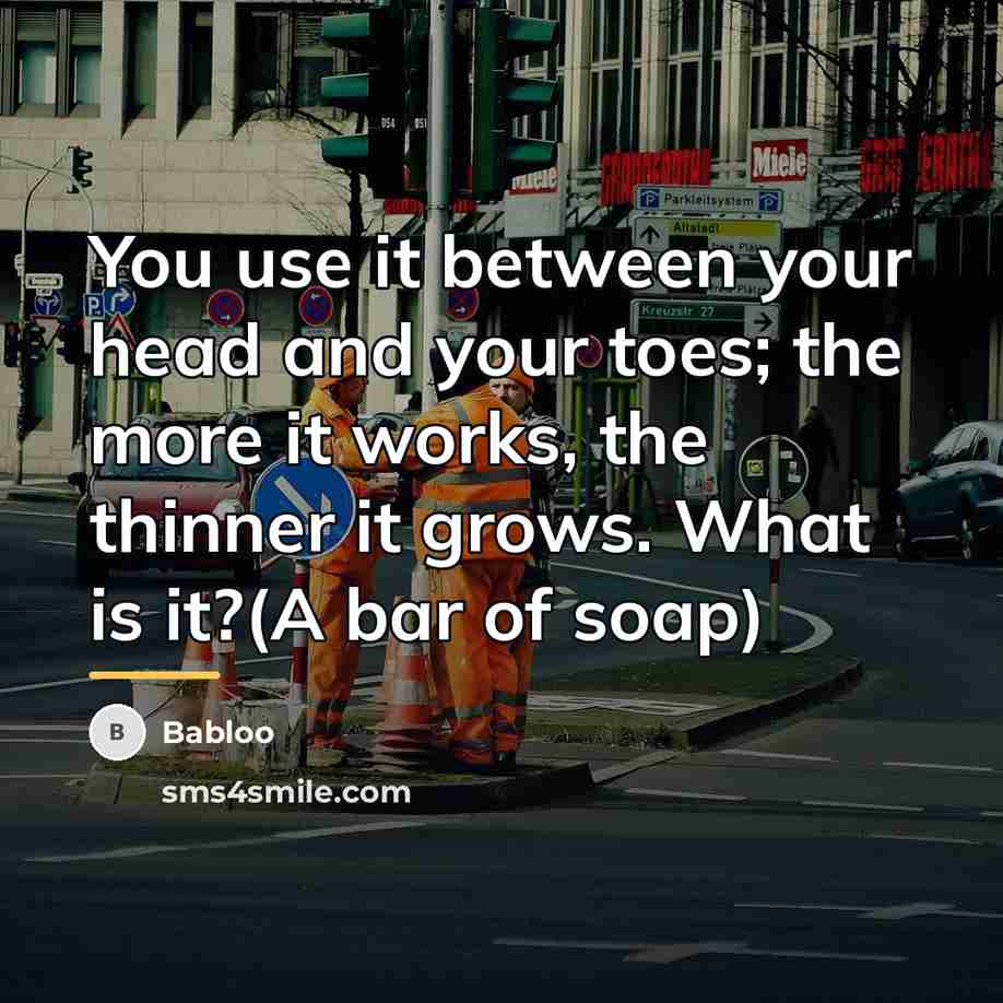 “You use it between your head and your toes; the…” quote by Babloo