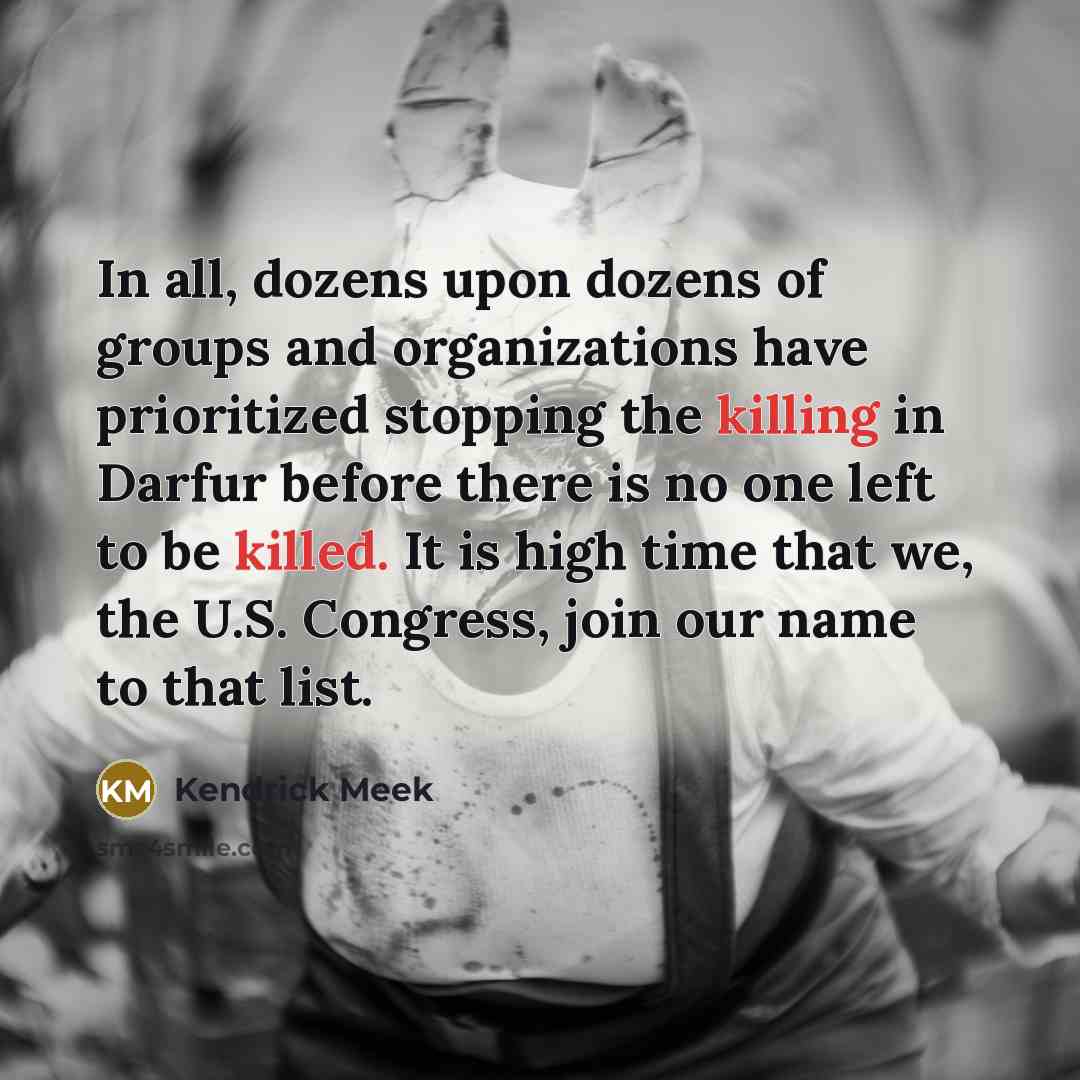 “In all, dozens upon dozens of groups and organizations have…” quote by Kendrick Meek