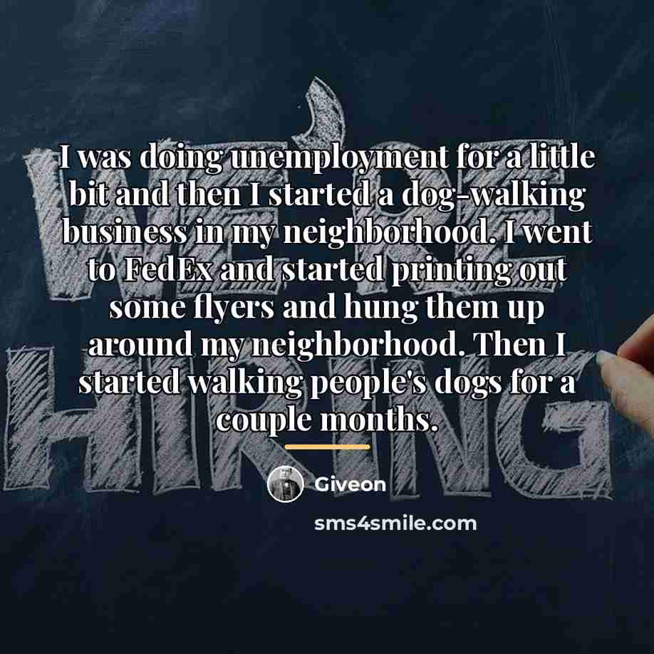 “I was doing unemployment for a little bit and then…” quote by Giveon