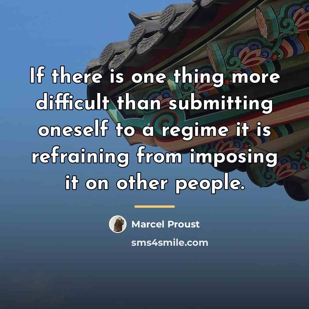 “If there is one thing more difficult than submitting oneself…” quote by Marcel Proust