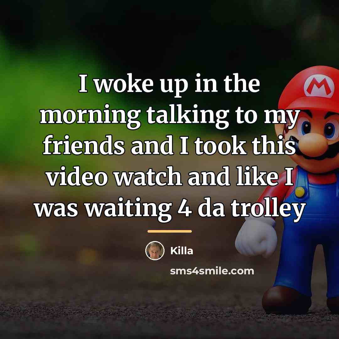 “I woke up in the morning talking to my friends…” quote by Killa
