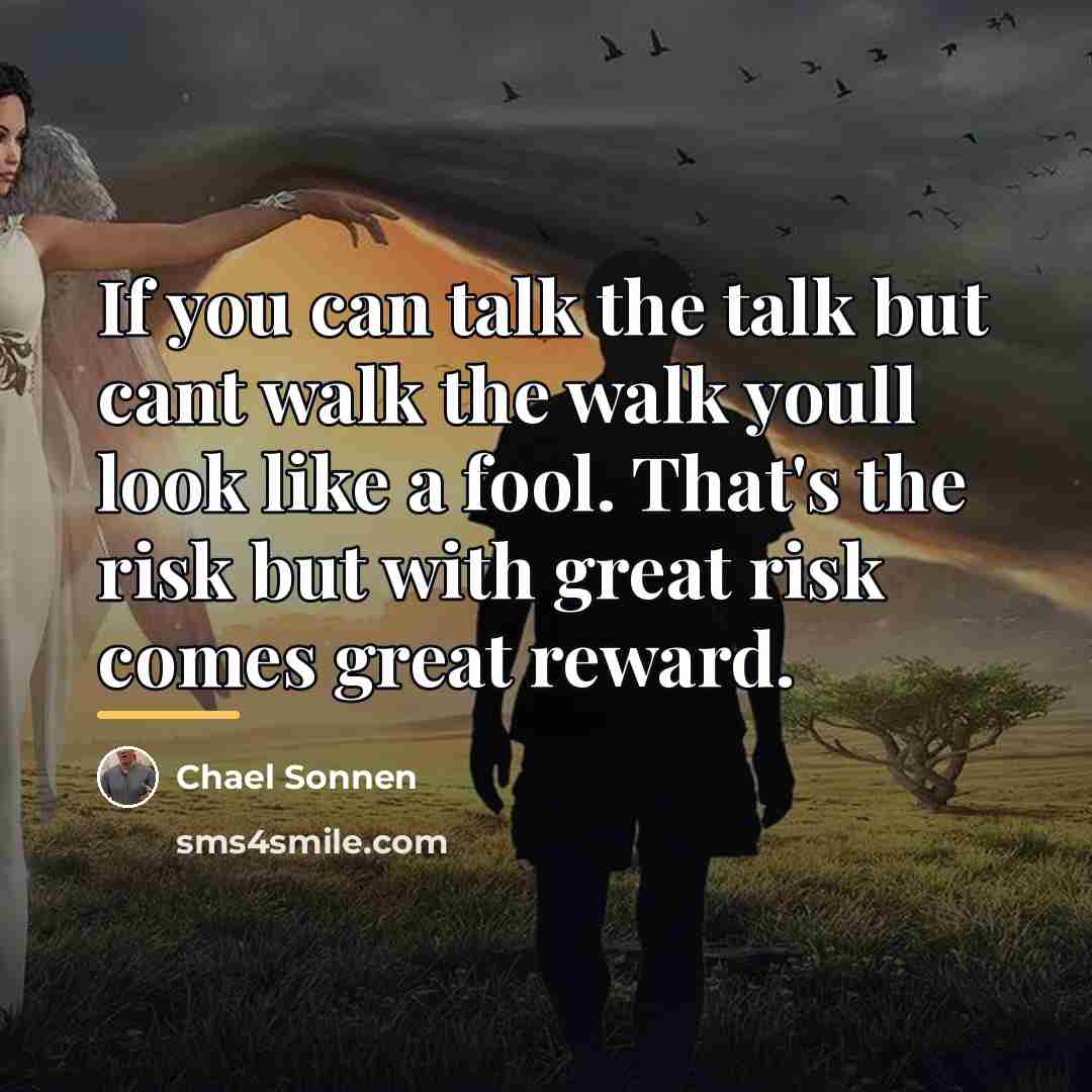 “If you can talk the talk but cant walk the…” quote by Chael Sonnen