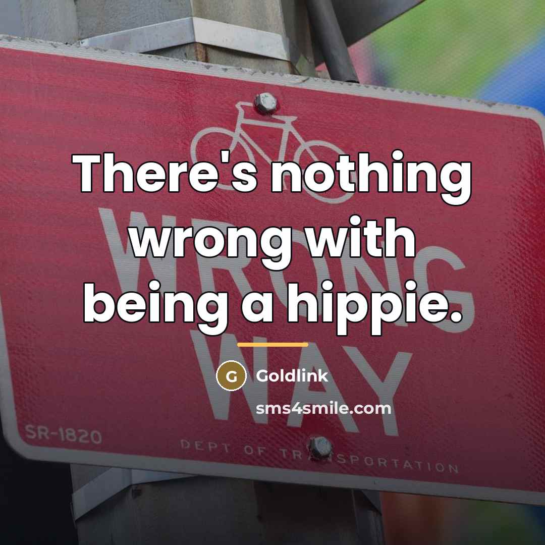 “There's nothing wrong with being a hippie.…” quote by Goldlink